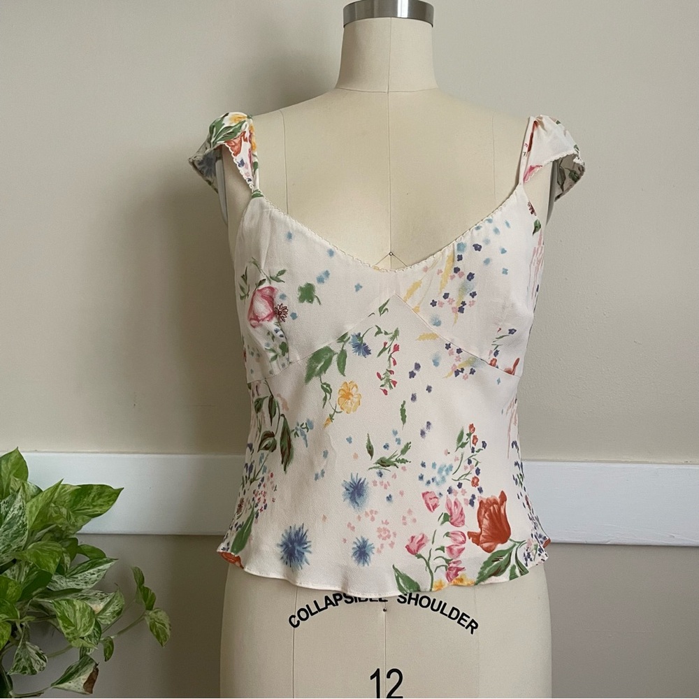 Reformation Belinda Top in Etude print